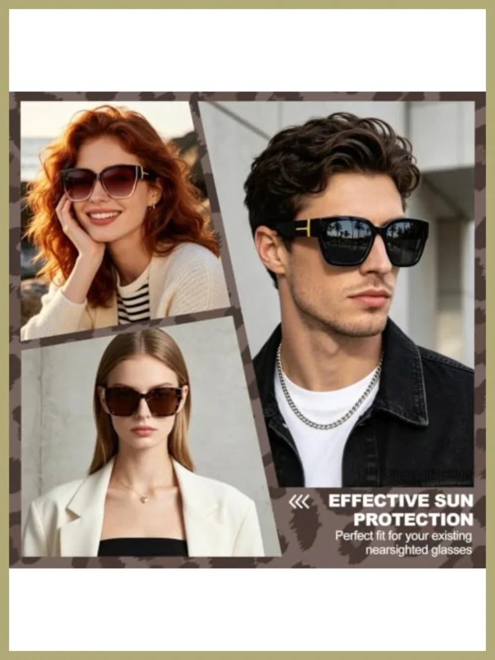 3 Pack Polarized Fit Over Sunglasses Over Glasses UV400 Unisex
